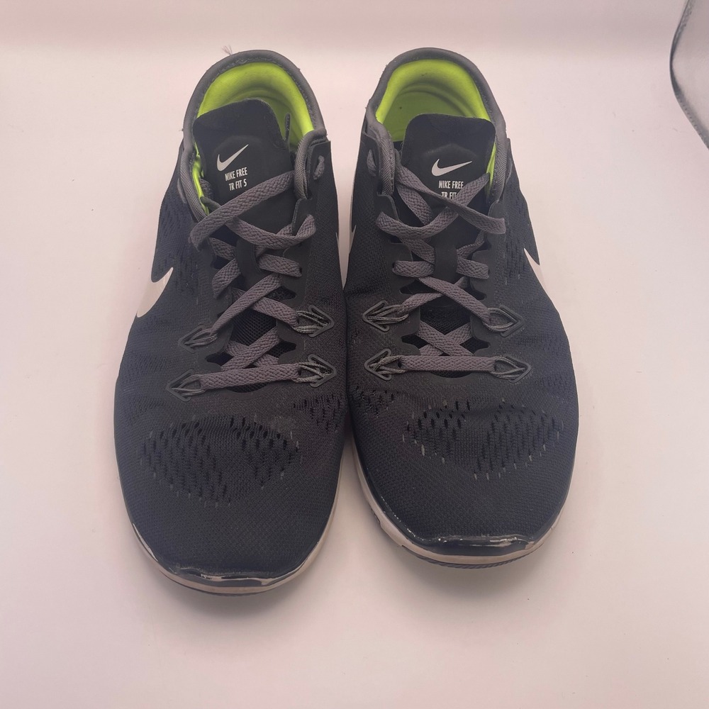 Nike Free TR Fit 5 Womens 7.5 Black Volt Training Shoes 704674-004